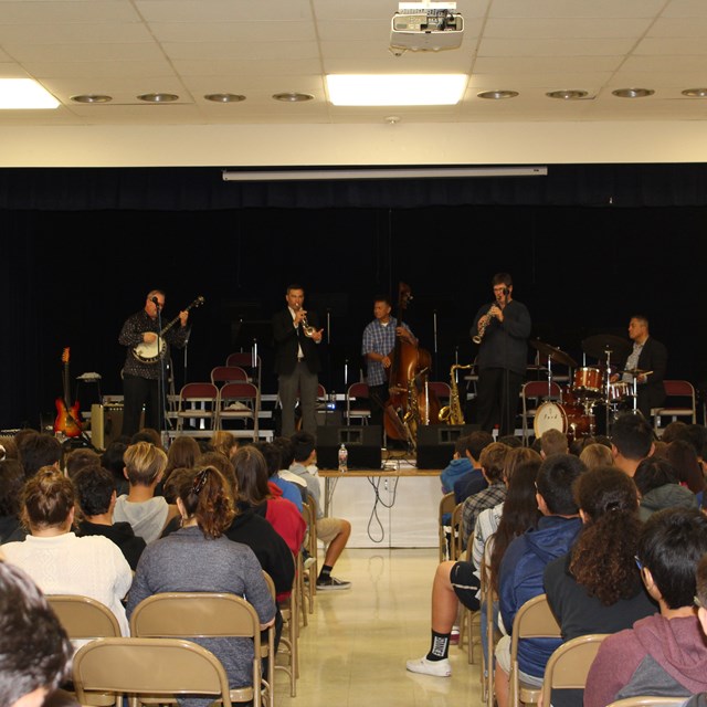 Jazz Musician Assembly courtesy of the Philharmonic