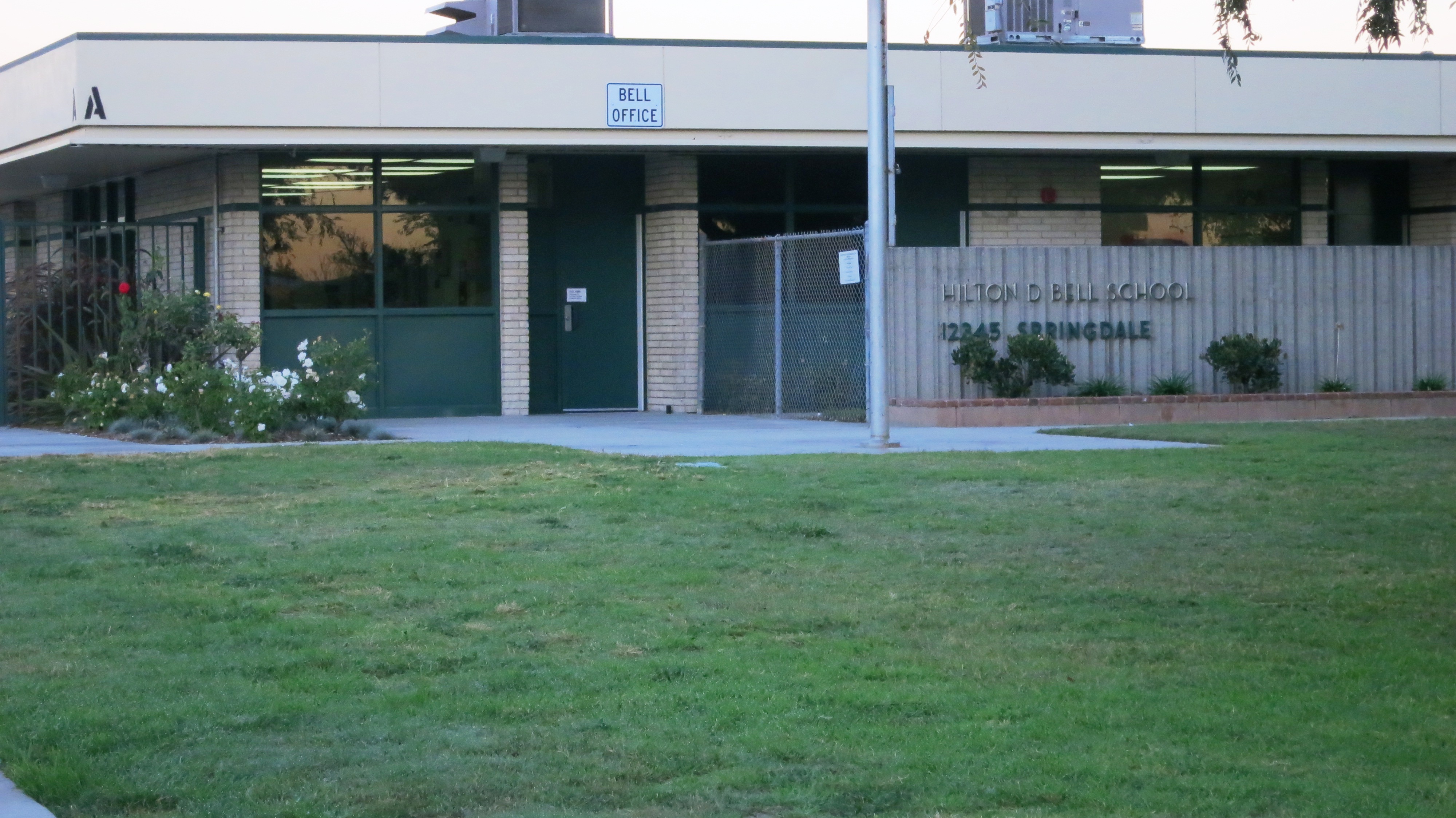 Front office on a fresh dewy morning. Stop by for any questions or concerns.