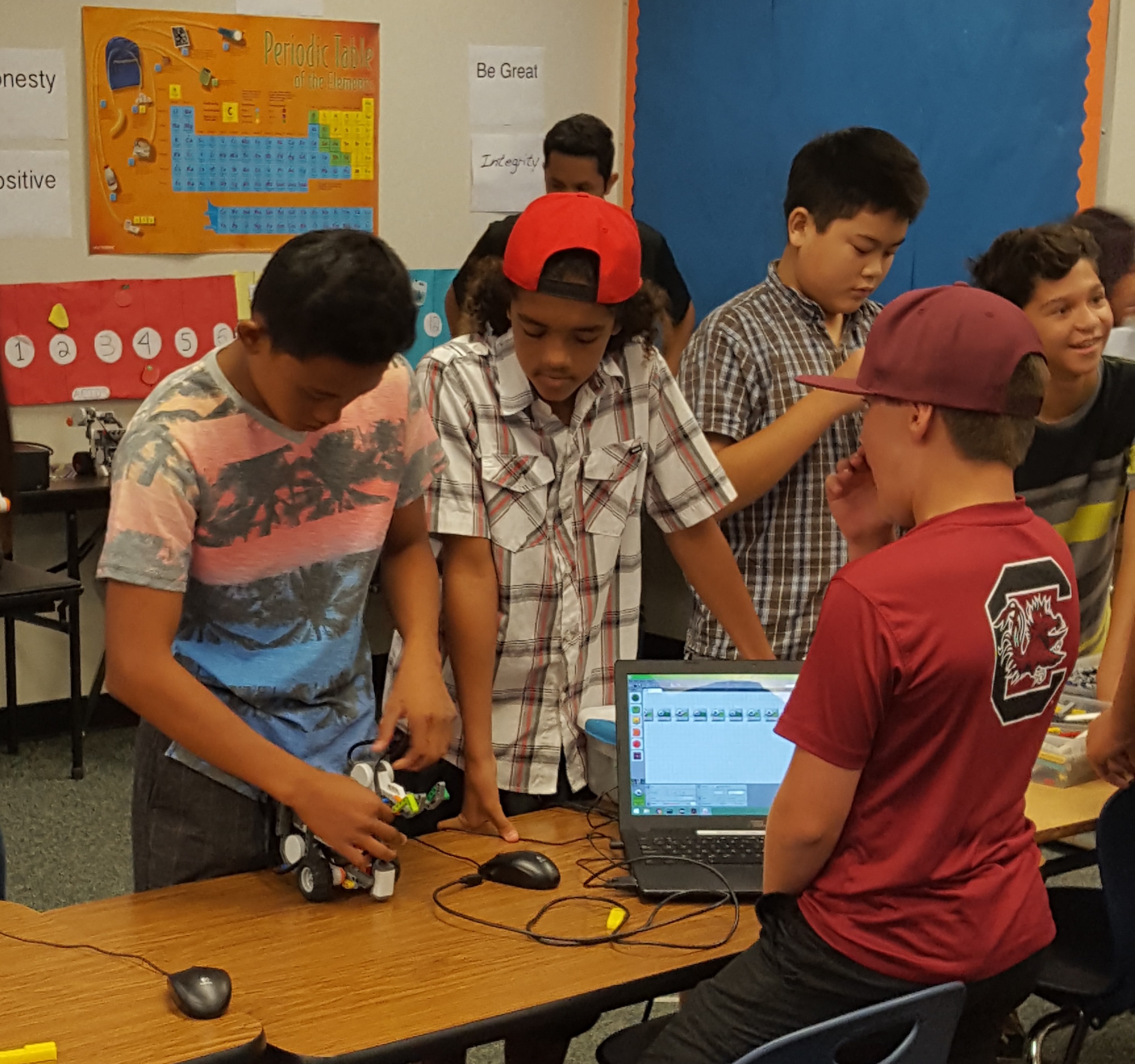 This year we really promote science with challenging stem lab projects.