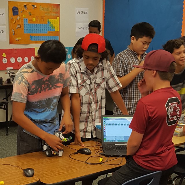 This year we really promote science with challenging stem lab projects.