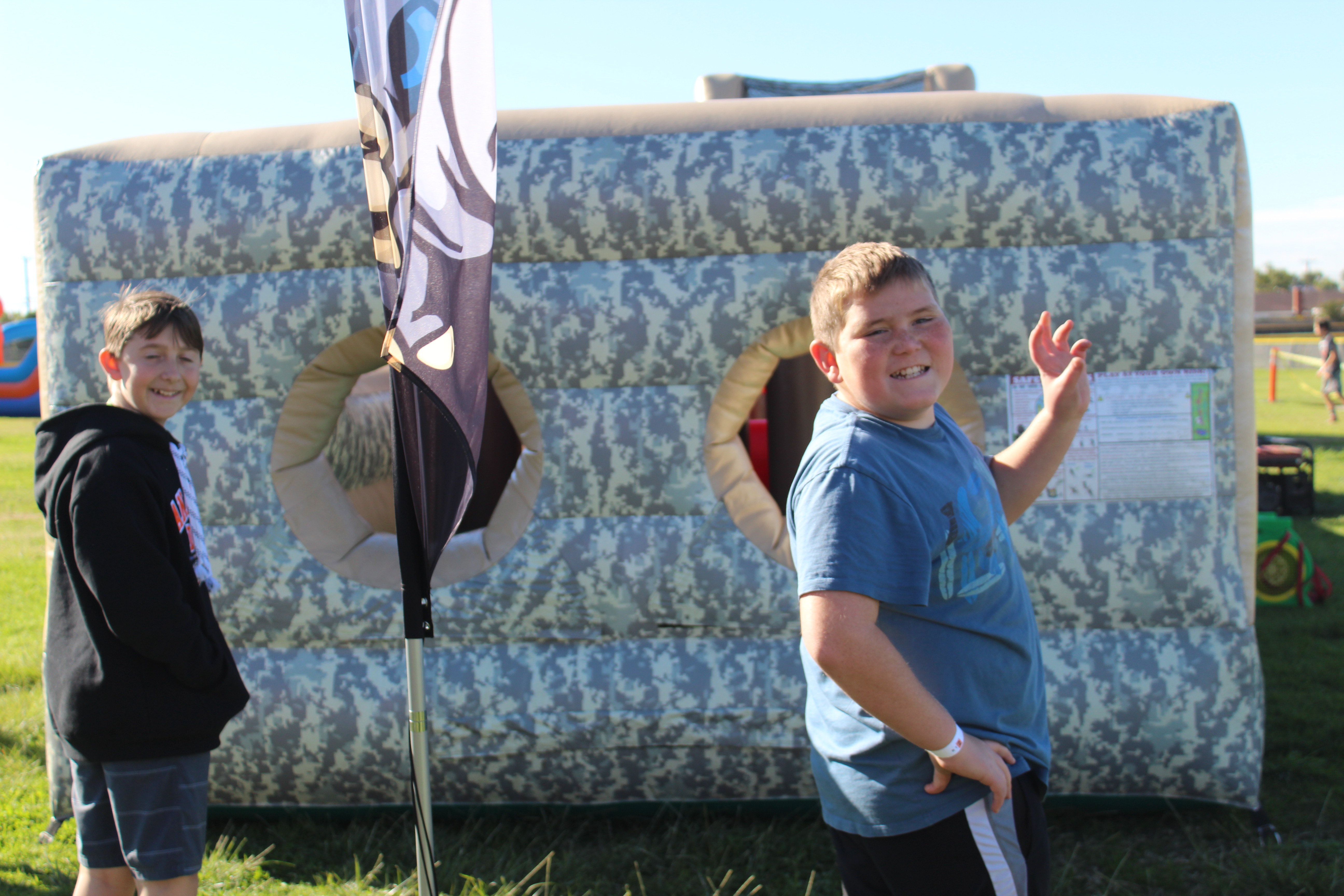 The obstacle courses were very popular at our Step It Up event.