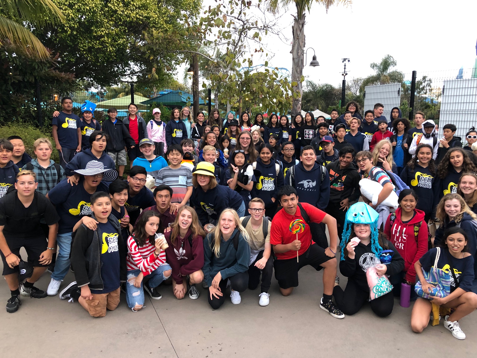 The Music students enjoyed celebrating at Sea World!