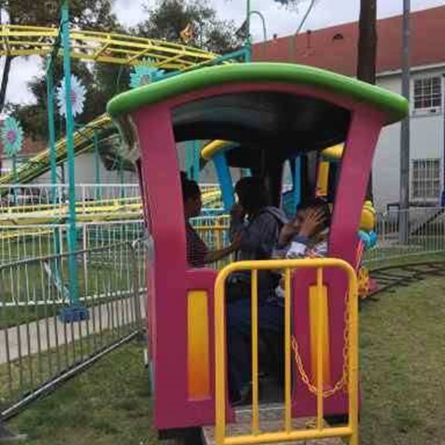 Enjoying the rides