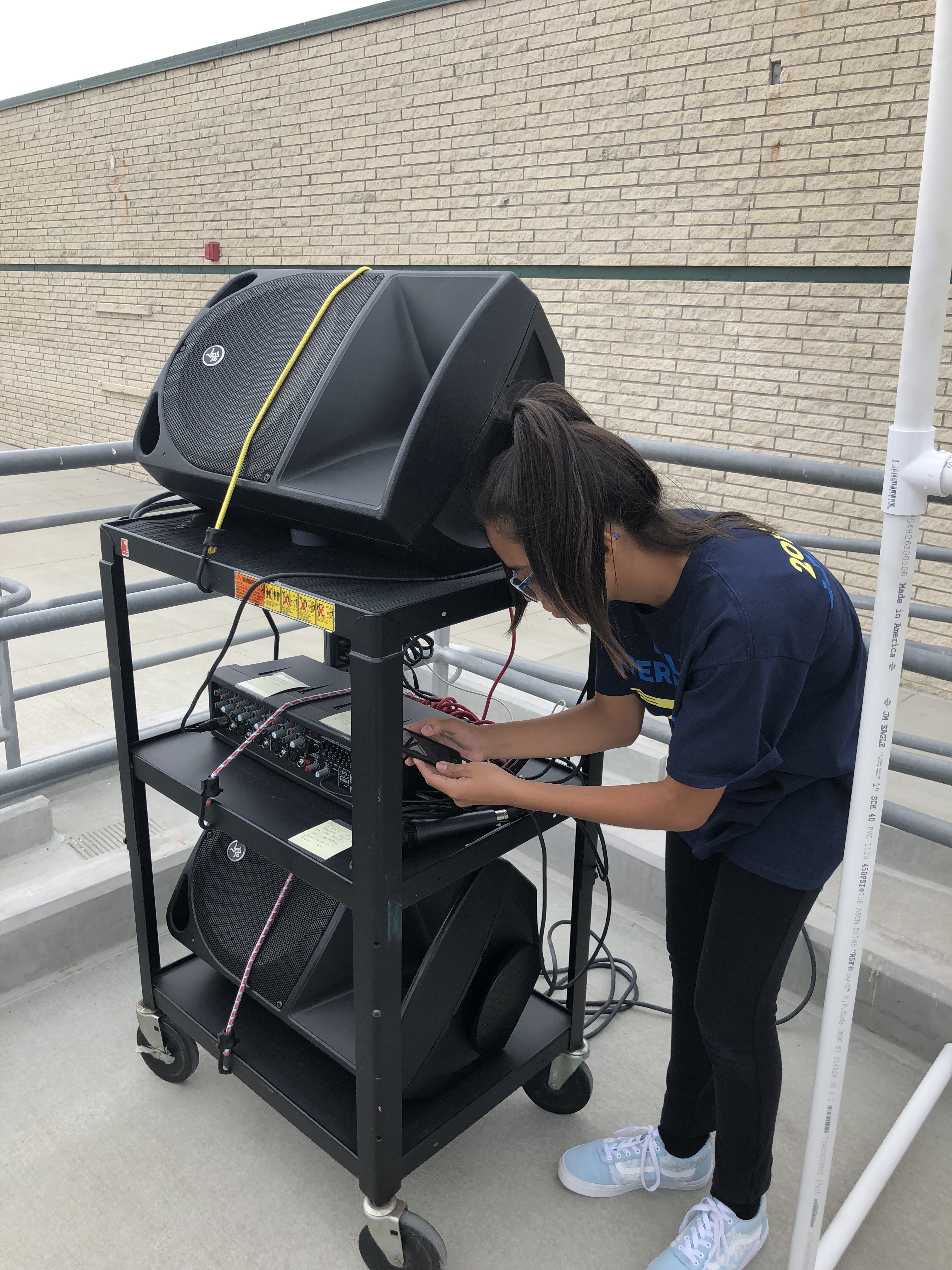 Motivational Music plays on Fridays during lunch.