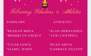 February Scholars and Athletes - article thumnail image