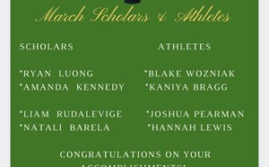 March Scholars & Athletes - article thumnail image