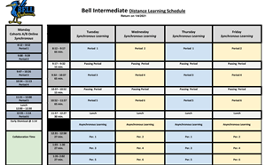 Distance Learning Schedule - article thumnail image