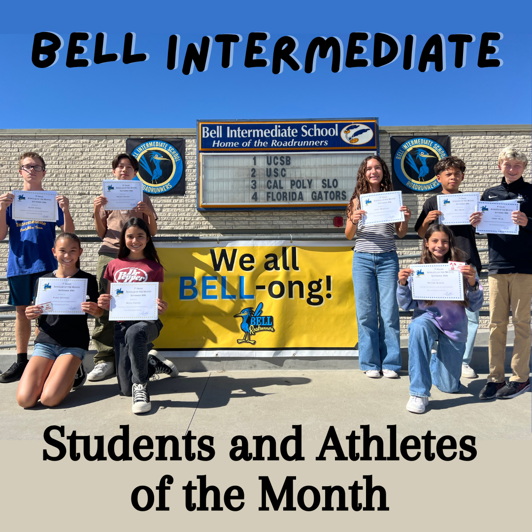 Students and Athletes of the Month